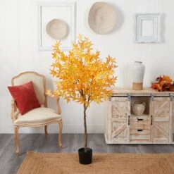 5' Autumn Maple Artificial Tree 19 5' Autumn Maple Artificial Tree -Artificial Flowers Sale artificial 5 autumn maple artificial tree nearly natural 915442