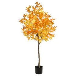 5' Autumn Maple Artificial Tree 13 5' Autumn Maple Artificial Tree -Artificial Flowers Sale artificial 5 autumn maple artificial tree nearly natural yellow 478685