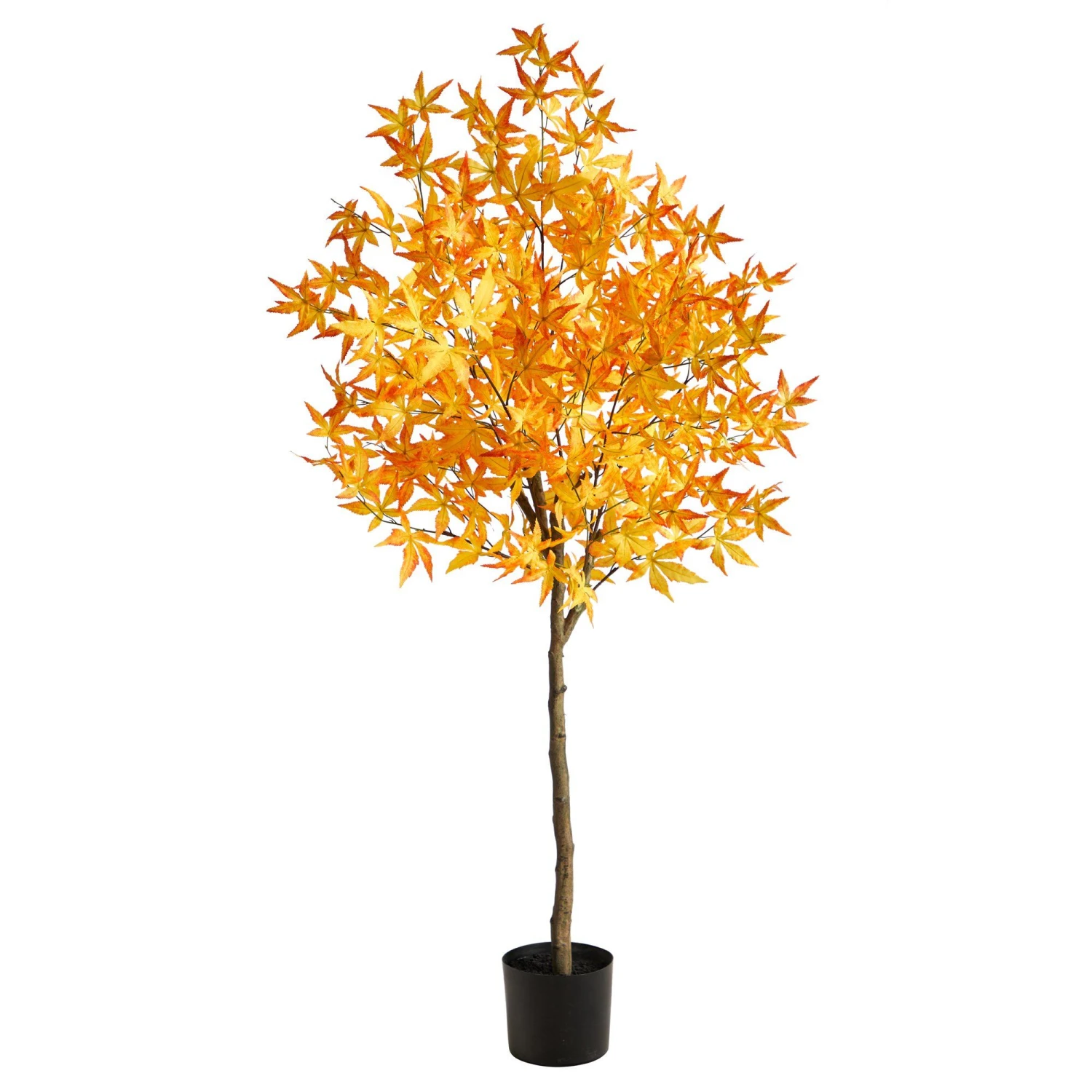 5' Autumn Maple Artificial Tree 5 5' Autumn Maple Artificial Tree - Image 3