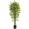 5' Bamboo Tree UV Resistant (Indoor/Outdoor) -Artificial Flowers Sale artificial 5 bamboo tree uv resistant indooroutdoor nearly natural 723964