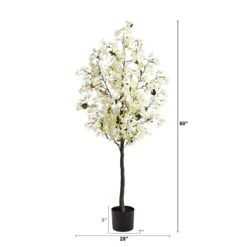 5’ Bougainvillea Artificial Tree -Artificial Flowers Sale artificial 5 bougainvillea artificial tree nearly natural 307952