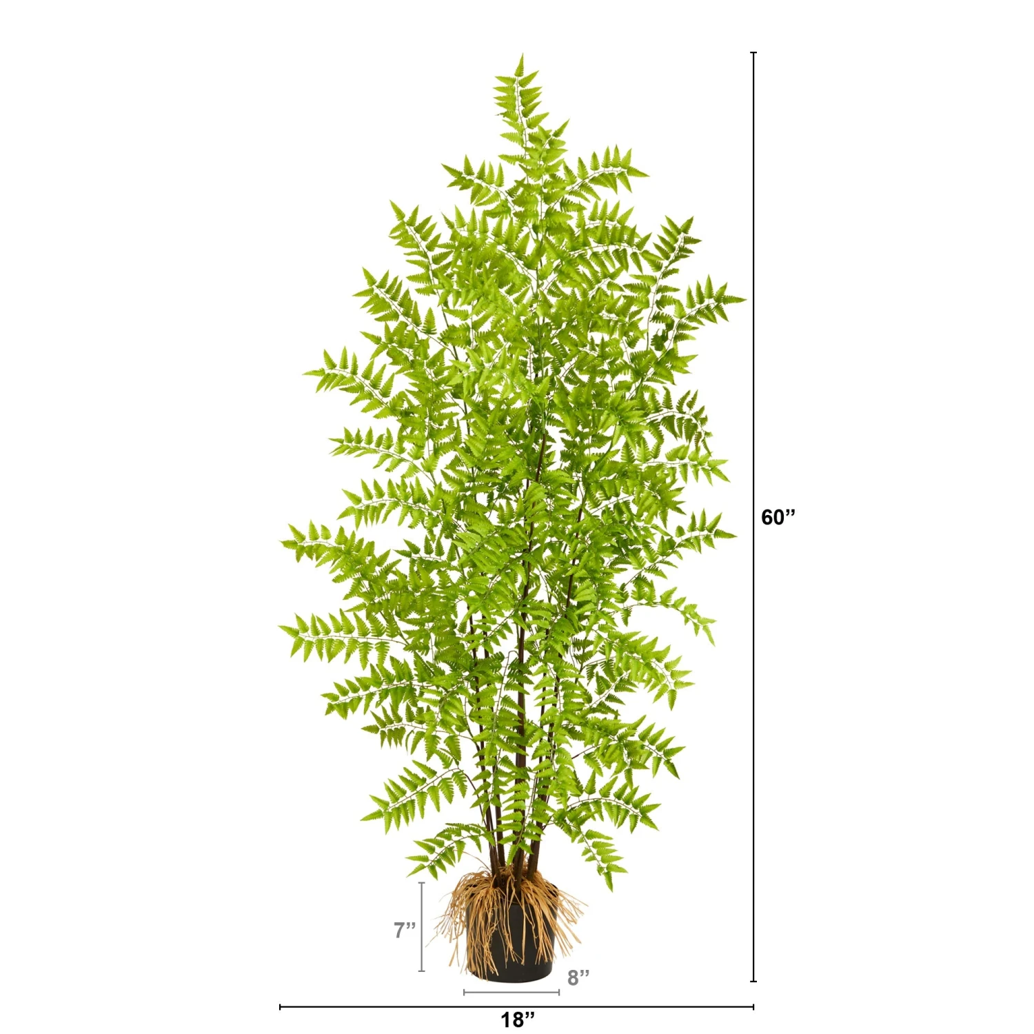 5’ Bracken Fern Artificial Tree 4 5’ Bracken Fern Artificial Tree - Image 2