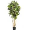 5' Croton Silk Tree -Artificial Flowers Sale artificial 5 croton silk tree nearly natural 682765