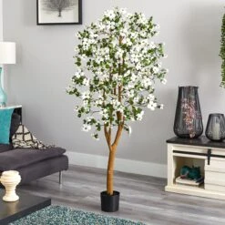 5' Dogwood Silk Tree -Artificial Flowers Sale artificial 5 dogwood silk tree nearly natural 423649