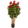 5’ Hibiscus Artificial Tree 1 5’ Hibiscus Artificial Tree -Artificial Flowers Sale artificial 5 hibiscus artificial tree nearly natural 917022
