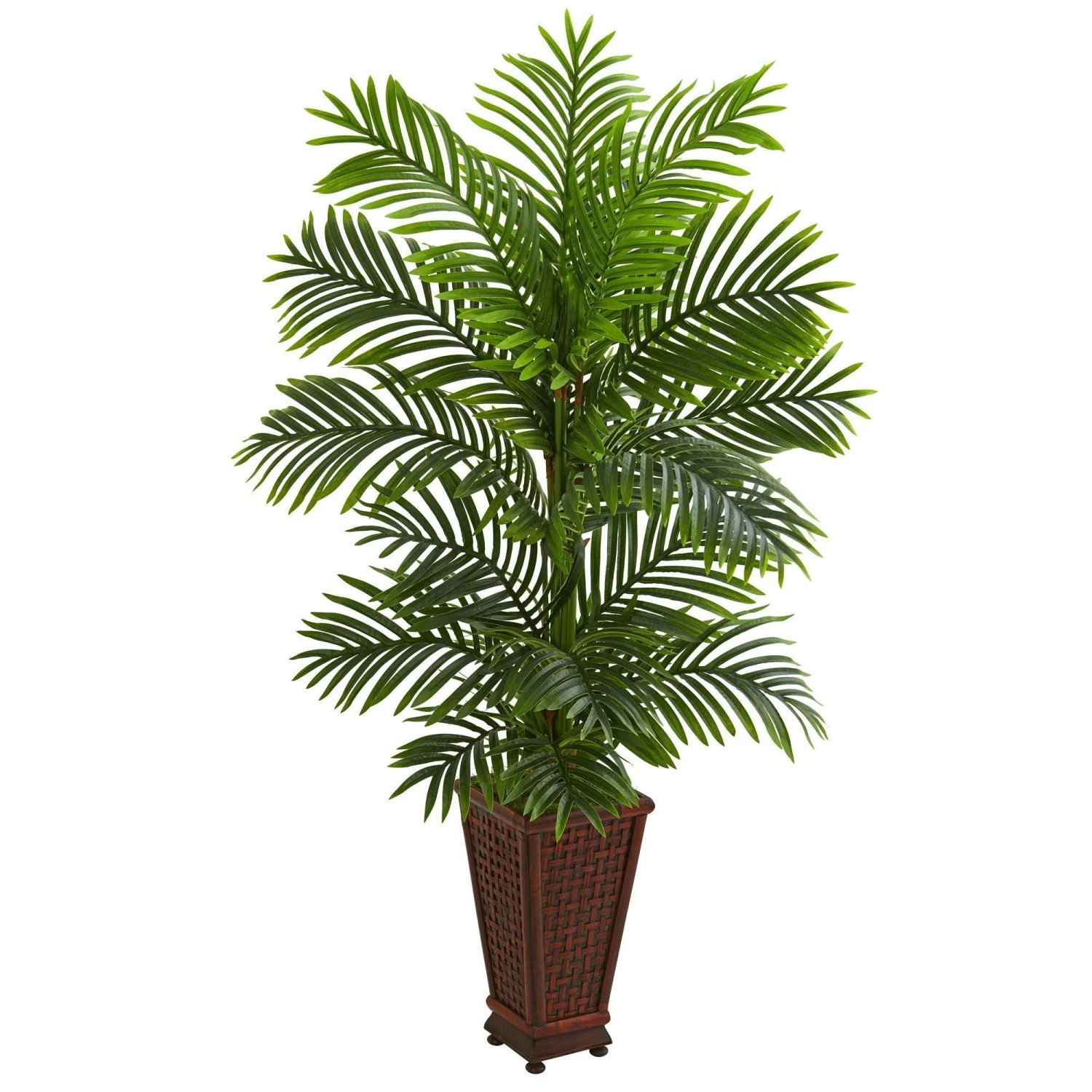 5’ Kentia Palm Artificial Tree In Decorative Planter 3 5’ Kentia Palm Artificial Tree In Decorative Planter