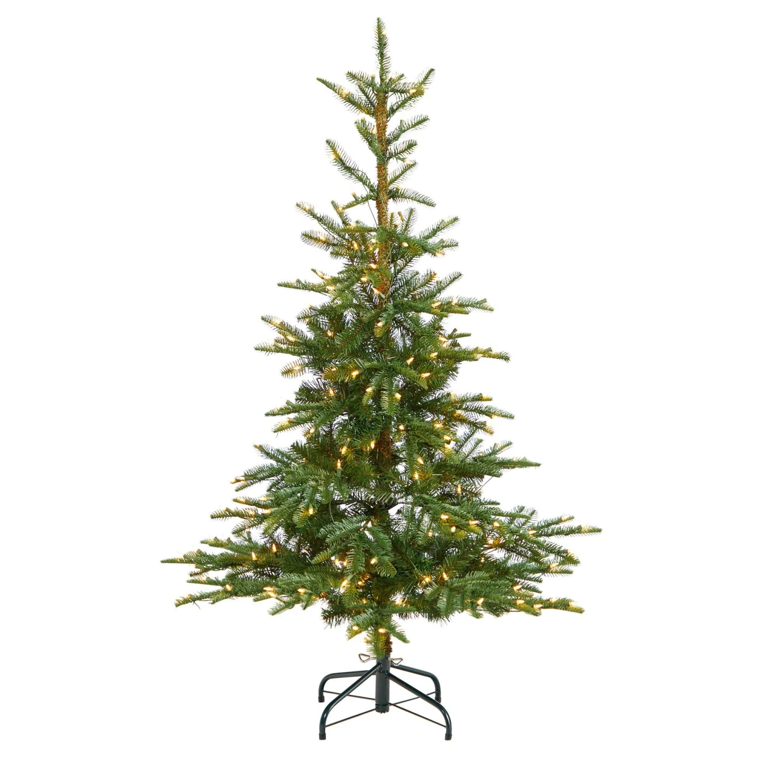 5’ Layered Washington Spruce Christmas Tree With 200 Clear Lights And 385 Bendable Branches 3 5’ Layered Washington Spruce Christmas Tree With 200 Clear Lights And 385 Bendable Branches