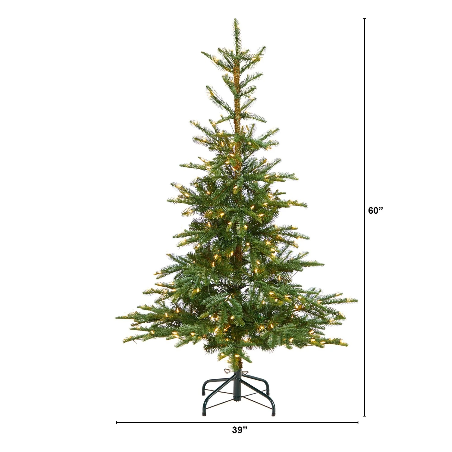 5’ Layered Washington Spruce Christmas Tree With 200 Clear Lights And 385 Bendable Branches 4 5’ Layered Washington Spruce Christmas Tree With 200 Clear Lights And 385 Bendable Branches - Image 2