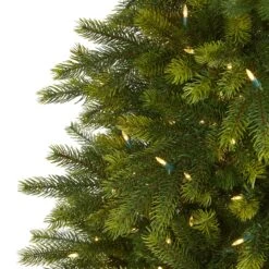5' Manchester Fir Artificial Christmas Tree In Decorative Planter With 250 Clear Warm (Multifunction) LED Lights And 366 Bendable Branches 10 5' Manchester Fir Artificial Christmas Tree In Decorative Planter With 250 Clear Warm (Multifunction) LED Lights And 366 Bendable Branches -Artificial Flowers Sale artificial 5 manchester fir artificial christmas tree in decorative planter with 250 clear warm multifunction nearly natural 470775