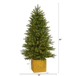 5' Manchester Fir Artificial Christmas Tree In Decorative Planter With 250 Clear Warm (Multifunction) LED Lights And 366 Bendable Branches 9 5' Manchester Fir Artificial Christmas Tree In Decorative Planter With 250 Clear Warm (Multifunction) LED Lights And 366 Bendable Branches -Artificial Flowers Sale artificial 5 manchester fir artificial christmas tree in decorative planter with 250 clear warm multifunction nearly natural 991138