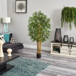 5' Multi Bambusa Bamboo Silk Tree 6 5' Multi Bambusa Bamboo Silk Tree -Artificial Flowers Sale artificial 5 multi bambusa bamboo silk tree nearly natural 531931