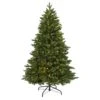 5' New Hampshire Fir Artificial Christmas Tree With 150 LED Lights -Artificial Flowers Sale artificial 5 new hampshire fir artificial christmas tree with 150 led lights nearly natural 351340