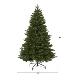 5' New Hampshire Fir Artificial Christmas Tree With 150 LED Lights 11 5' New Hampshire Fir Artificial Christmas Tree With 150 LED Lights -Artificial Flowers Sale artificial 5 new hampshire fir artificial christmas tree with 150 led lights nearly natural 603697