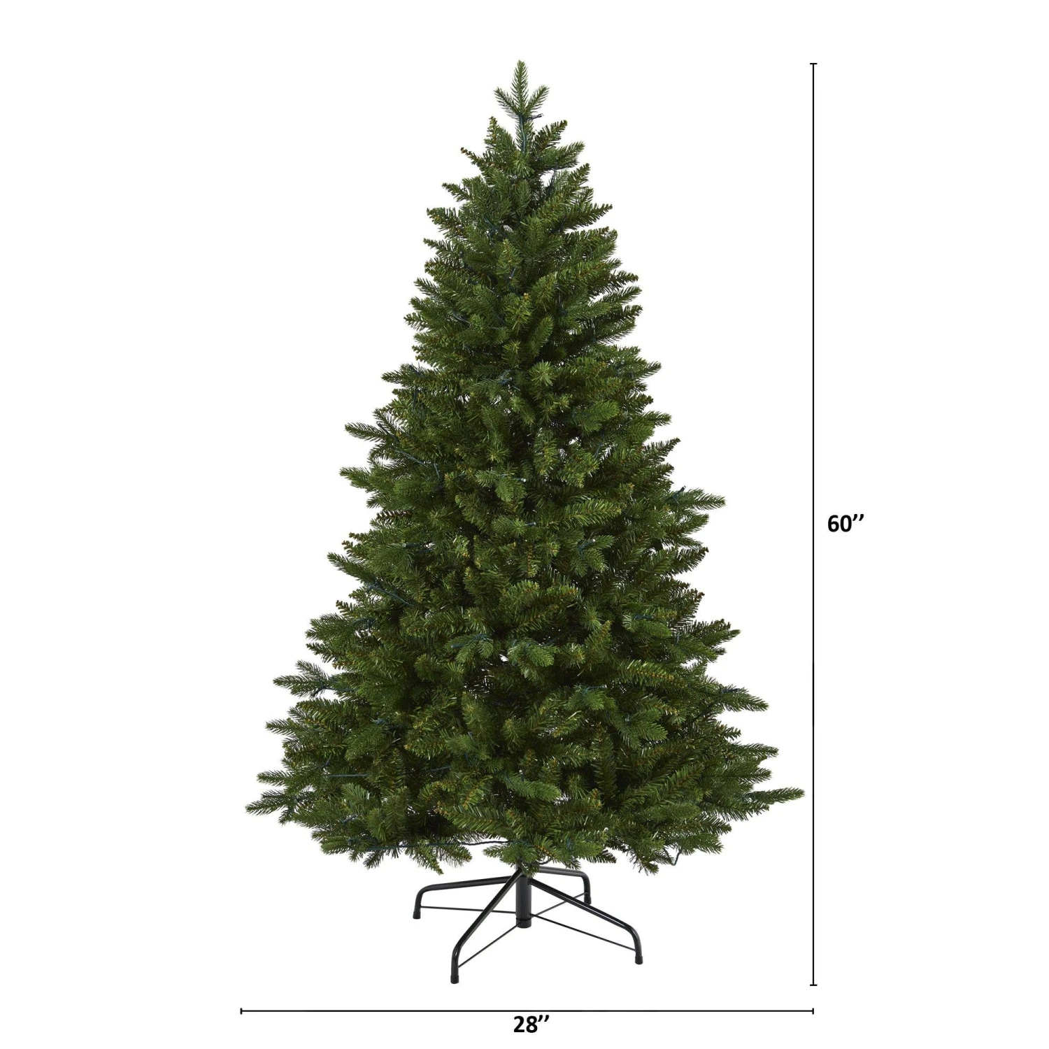5' New Hampshire Fir Artificial Christmas Tree With 150 LED Lights 4 5' New Hampshire Fir Artificial Christmas Tree With 150 LED Lights - Image 2