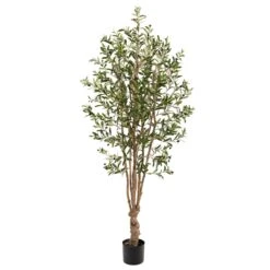 6’ Olive Artificial Tree With 1656 Leaves