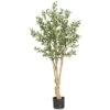 5' Olive Silk Tree -Artificial Flowers Sale artificial 5 olive silk tree nearly natural 861525