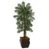 5’ Parlor Palm Artificial Tree In Decorative Planter -Artificial Flowers Sale artificial 5 parlor palm artificial tree in decorative planter nearly natural 807824