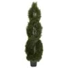 5' Pond Cypress Spiral Topiary UV Resistant (Indoor/Outdoor) -Artificial Flowers Sale artificial 5 pond cypress spiral topiary uv resistant indooroutdoor nearly natural 212255