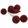 5” Red Berry Ball (Set Of 6) 2 5” Red Berry Ball (Set Of 6) -Artificial Flowers Sale artificial 5 red berry ball set of 6 nearly natural 835034
