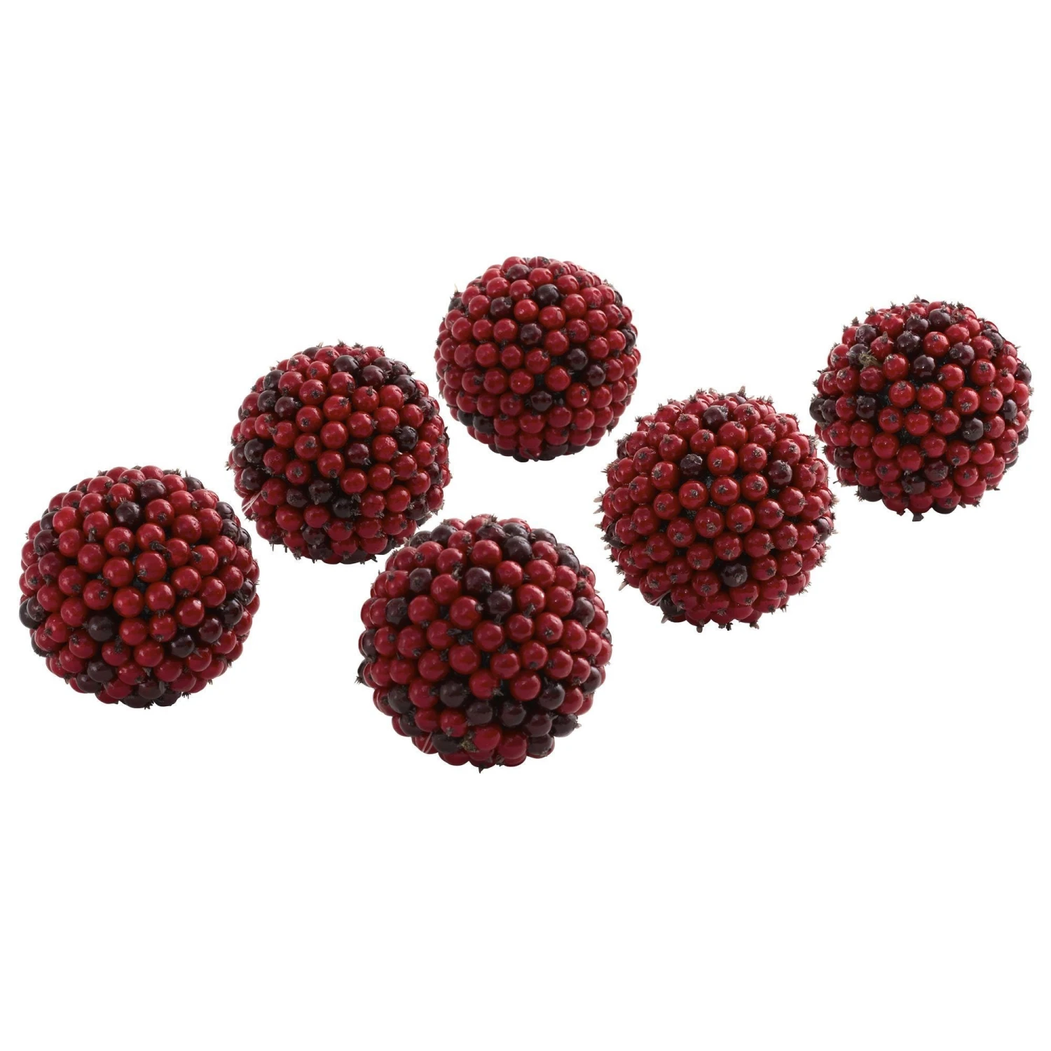 5” Red Berry Ball (Set Of 6) 4 5” Red Berry Ball (Set Of 6) - Image 2