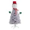 5’ Snowman Artificial Christmas Tree With 408 Bendable Branches -Artificial Flowers Sale artificial 5 snowman artificial christmas tree with 408 bendable branches nearly natural 443908