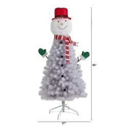 5’ Snowman Artificial Christmas Tree With 408 Bendable Branches -Artificial Flowers Sale artificial 5 snowman artificial christmas tree with 408 bendable branches nearly natural 927612