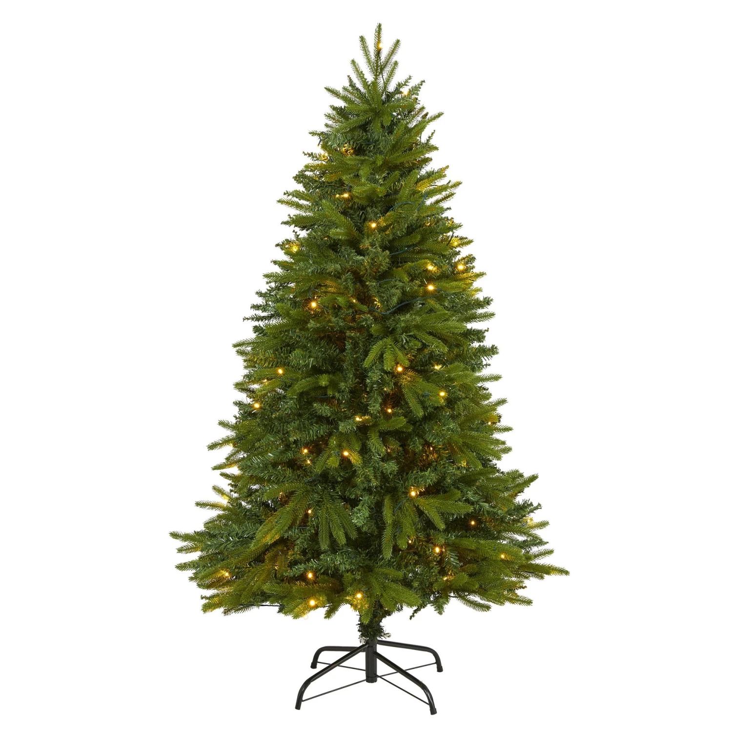 5' Sun Valley Fir Artificial Christmas Tree With 200 Clear LED Lights 3 5' Sun Valley Fir Artificial Christmas Tree With 200 Clear LED Lights