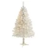 5' White Artificial Christmas Tree With 350 Bendable Branches And 150 Clear LED Lights 2 5' White Artificial Christmas Tree With 350 Bendable Branches And 150 Clear LED Lights -Artificial Flowers Sale artificial 5 white artificial christmas tree with 350 bendable branches and 150 clear led lights nearly natural 664796