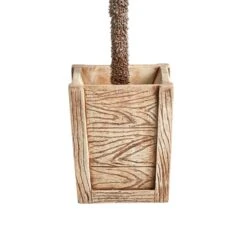 5' Winter Flocked Leaning Christmas Tree Pre-Lit 15 5' Winter Flocked Leaning Christmas Tree Pre-Lit -Artificial Flowers Sale artificial 5 winter flocked leaning tree pre lit with 150 led lights and 288 branches in decorative planter nearly natural 655906