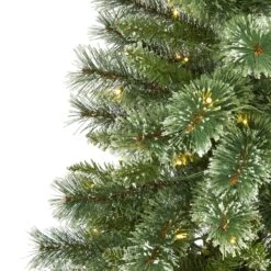 5’ Wisconsin Slim Snow Tip Pine Artificial Christmas Tree With 150 Clear LED Lights 11 5’ Wisconsin Slim Snow Tip Pine Artificial Christmas Tree With 150 Clear LED Lights -Artificial Flowers Sale artificial 5 wisconsin slim snow tip pine artificial christmas tree with 150 clear led lights nearly natural 225200