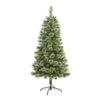 5’ Wisconsin Slim Snow Tip Pine Artificial Christmas Tree With 150 Clear LED Lights -Artificial Flowers Sale artificial 5 wisconsin slim snow tip pine artificial christmas tree with 150 clear led lights nearly natural 917787