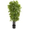 51” Bamboo Artificial Tree With Black Trunks UV Resistant (Indoor/Outdoor) -Artificial Flowers Sale artificial 51 bamboo artificial tree with black trunks uv resistant indooroutdoor nearly natural 337288