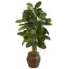 52” Rubber Leaf Artificial Tree In Decorative Planter 1 52” Rubber Leaf Artificial Tree In Decorative Planter -Artificial Flowers Sale artificial 52 rubber leaf artificial tree in decorative planter nearly natural 362738