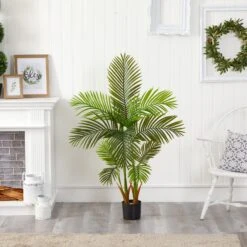 54” Areca Palm Artificial Tree -Artificial Flowers Sale artificial 54 areca palm artificial tree nearly natural 339754