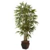 5.5’ Bamboo W/Decorative Planter -Artificial Flowers Sale artificial 55 bamboo wdecorative planter nearly natural 867006