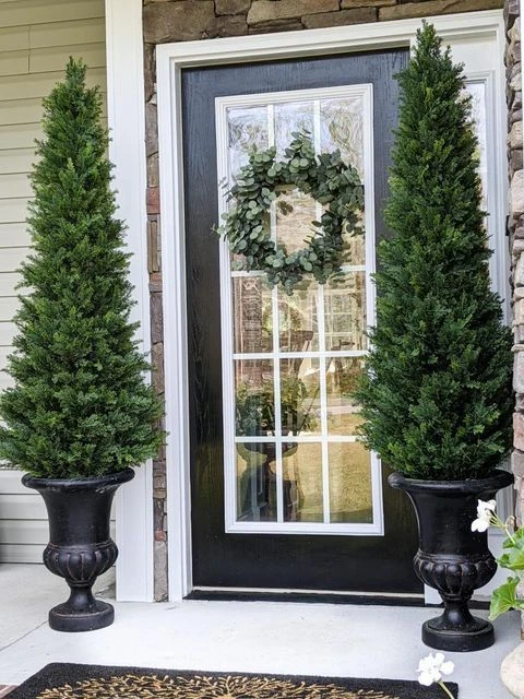 5.5’ Cypress Cone Topiary Artificial Tree UV Resistant (Indoor/Outdoor) 7 5.5’ Cypress Cone Topiary Artificial Tree UV Resistant (Indoor/Outdoor) - Image 5