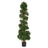 5.5’ English Ivy Topiary Spiral Artificial Tree UV Resistant (Indoor/Outdoor) -Artificial Flowers Sale artificial 55 english ivy topiary spiral artificial tree uv resistant indooroutdoor nearly natural 987511