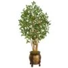5.5' Ficus Bushy Artificial Tree In Decorative Planter 1 5.5' Ficus Bushy Artificial Tree In Decorative Planter -Artificial Flowers Sale artificial 55 ficus bushy artificial tree in decorative planter nearly natural 941426