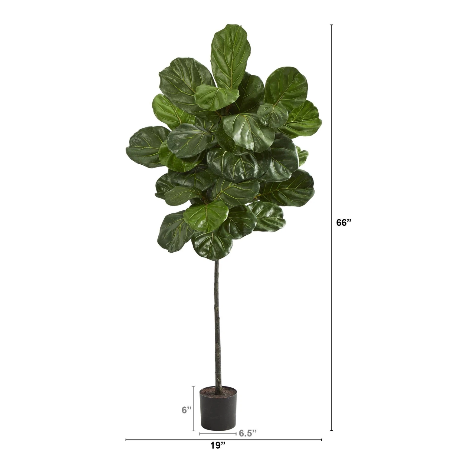 5.5’ Fiddle Leaf Artificial Tree 4 5.5’ Fiddle Leaf Artificial Tree - Image 2