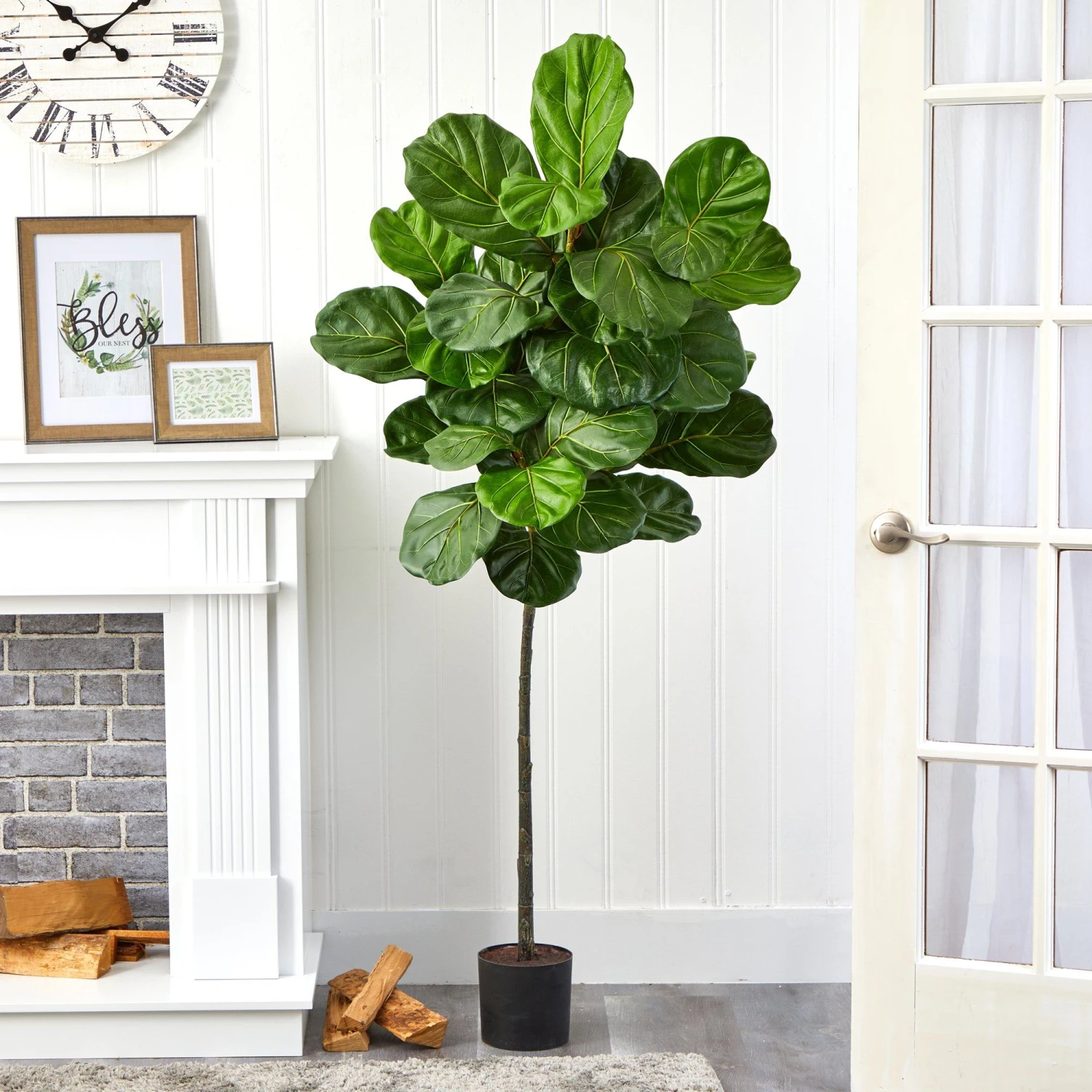 5.5’ Fiddle Leaf Artificial Tree 5 5.5’ Fiddle Leaf Artificial Tree - Image 3