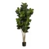 5.5’ Oak Artificial Tree UV Resistant (Indoor/Outdoor) -Artificial Flowers Sale artificial 55 oak artificial tree uv resistant indooroutdoor nearly natural 997837