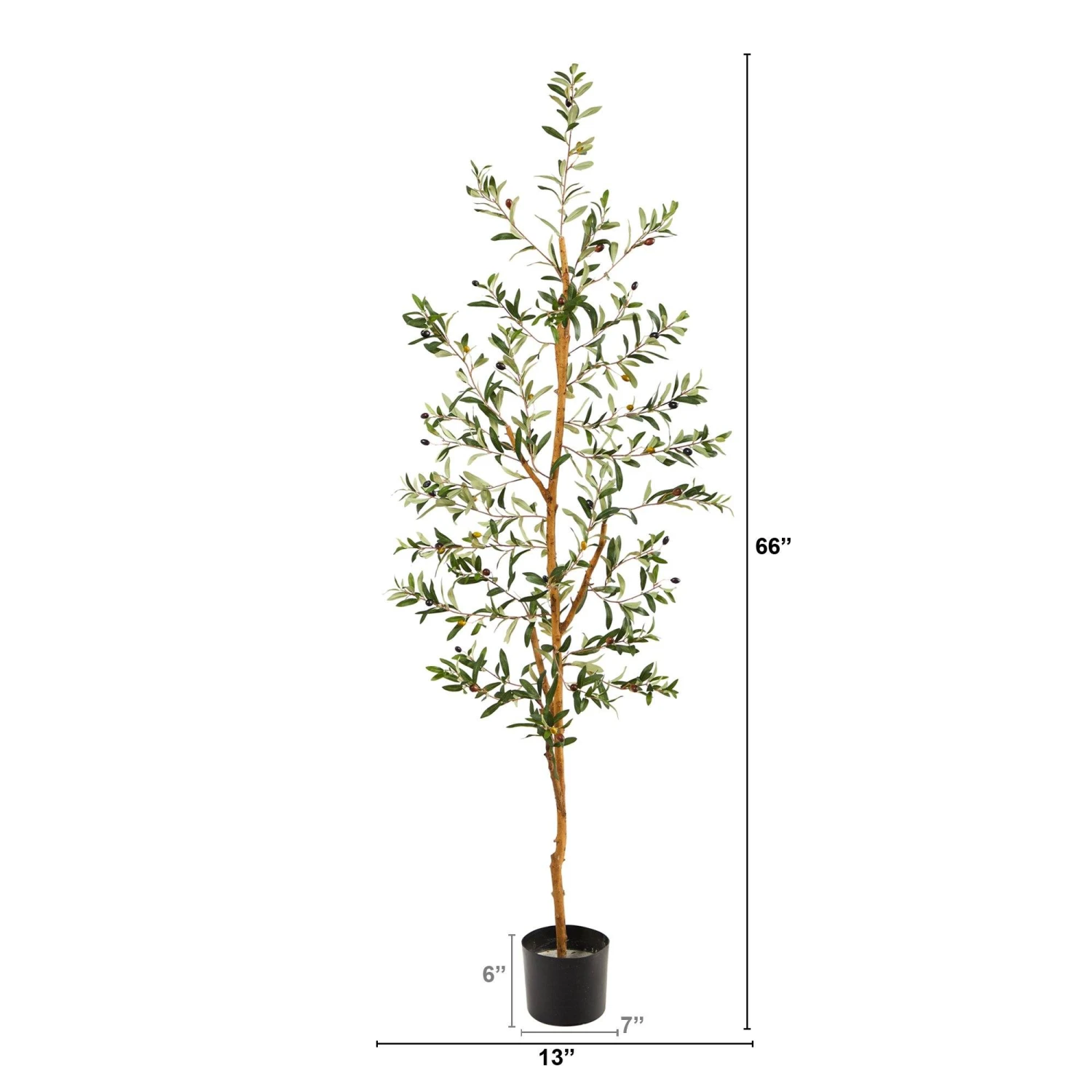 5.5’ Olive Artificial Tree 4 5.5’ Olive Artificial Tree - Image 2