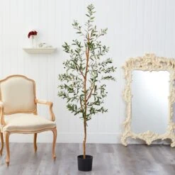 5.5’ Olive Artificial Tree 13 5.5’ Olive Artificial Tree -Artificial Flowers Sale artificial 55 olive artificial tree nearly natural 555110