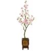56” Cherry Blossom Artificial Tree In Decorative Planter -Artificial Flowers Sale artificial 56 cherry blossom artificial tree in decorative planter nearly natural 240894