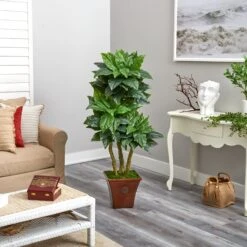 57” Bird Nest Artificial Tree In Brown Planter(Indoor/Outdoor) -Artificial Flowers Sale artificial 57 bird nest artificial tree in brown planter uv resistant indooroutdoor nearly natural 498058