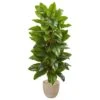 58” Large Leaf Philodendron Artificial Plant In Sand Stone Planter (Real Touch) 2 58” Large Leaf Philodendron Artificial Plant In Sand Stone Planter (Real Touch) -Artificial Flowers Sale artificial 58 large leaf philodendron artificial plant in sand stone planter real touch nearly natural 262167