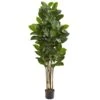 58” Rubber Leaf Artificial Tree 2 58” Rubber Leaf Artificial Tree -Artificial Flowers Sale artificial 58 rubber leaf artificial tree nearly natural 327443
