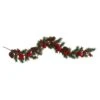 6’ Apple, Berries And Pinecone Artificial Garland -Artificial Flowers Sale artificial 6 apple berries and pinecone artificial garland nearly natural 730219