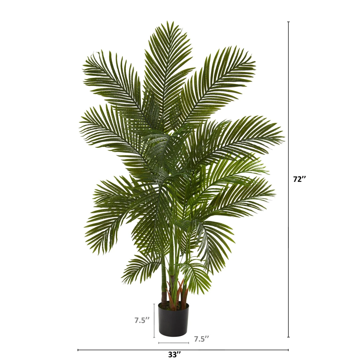 6' Areca Palm Artificial Tree 4 6' Areca Palm Artificial Tree - Image 2
