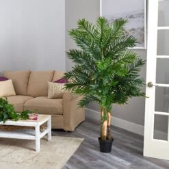 6' Areca Palm Artificial Tree (Real Touch) 9 6' Areca Palm Artificial Tree (Real Touch) -Artificial Flowers Sale artificial 6 areca palm artificial tree real touch nearly natural 402230
